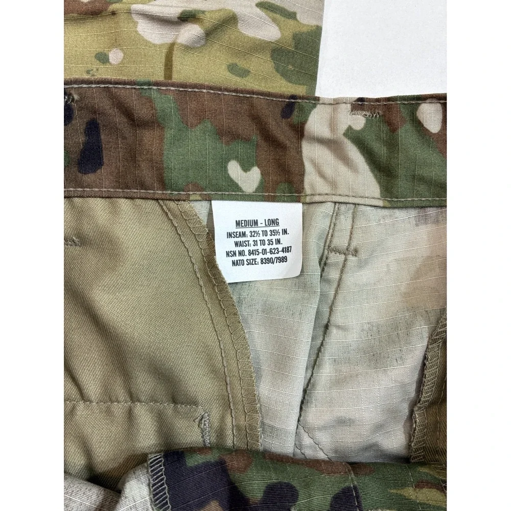 Camouflage pants US Military Trousers Combat Men Medium Long NEW‎ Tactical Cargo